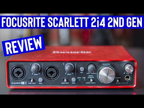 Focusrite Scarlett 2i4 2nd Gen REVIEW!
