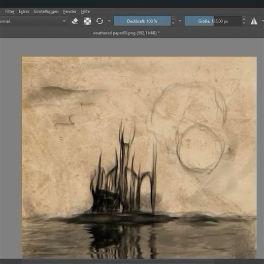 Lost Carcosa Speedpaint | Cassilda’s Song Black Metal