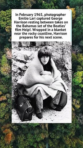 George Harrison on the Set of Help! (1965) 🎸