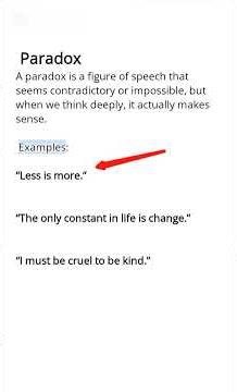 Paradox Explained in 1 Minute | Figure of Speech Made Easy