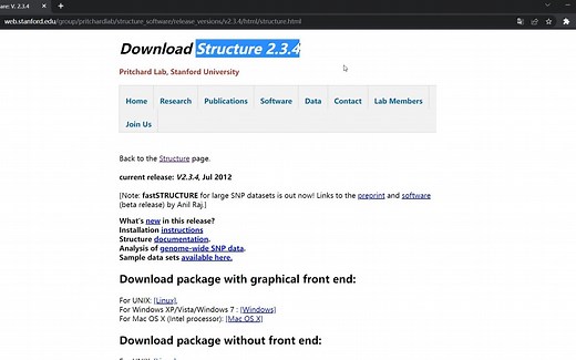 利用Structure软件进行群体结构分析