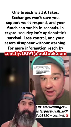One Mistake, Total Loss: The Dark Side of Crypto Security. But LLC makes it more secure #xrp