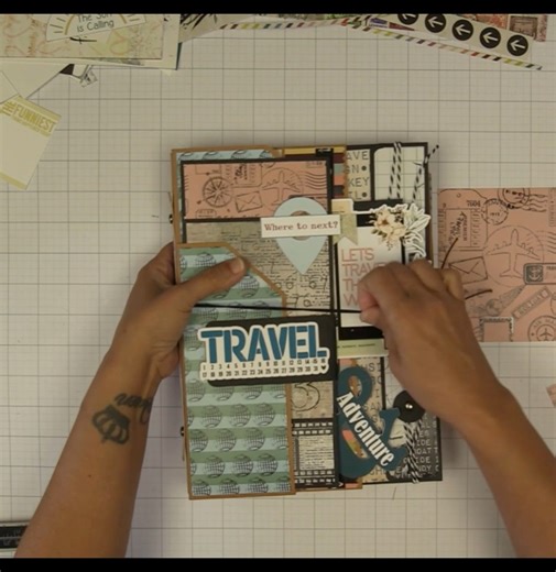 40K views · 904 reactions | Under 60sec Scrapbooking Tip! Don’t hide your pretty paper under a photo mat—make the photo part of the design! In this quick tip, I’ll show you how to let your patterned paper shine while still giving your photo the perfect spot. Quick and easy! #ScrapbookingTips #ScrapbookLayouts #PaperCrafting | Paper Phenomenon | Facebook