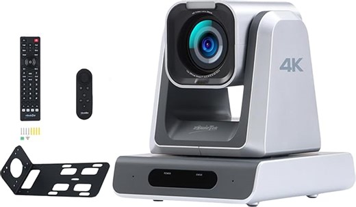 zowietek 4K NDI|HX3 PTZ Kamera PoE, 25X optischer Zoom, Simultane HDMI & SDI Ausgänge, RTSP/RTMP(s)/SRT, Standalone IP Live Streaming auf YouTube, Twitch für Meeting, Kirche, Event,
