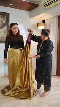 Dolly Jain's Secret Saree Draping Method Revealed