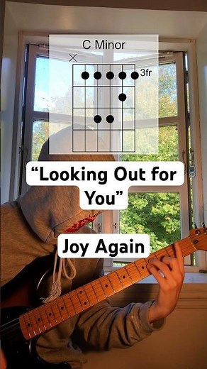 “Looking Out for You” by Joy Again Guitar Tutorial With Guitar Tabs #guitarlesson #guitartabs