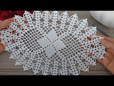 Exquisite Crochet Doily Pattern | Versatile Mandala Tablecloth & Dress Design