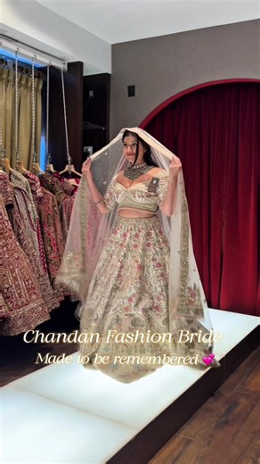 2026 Chandan Bride, Where every bride becomes royalty 👑 ✨ Step into Chandan Fashion and find your dream lehenga. DM us to book your appointments!✨ . . #weddingoutfit #bridalwear #designerlehenga #explorepage #bridalstyle