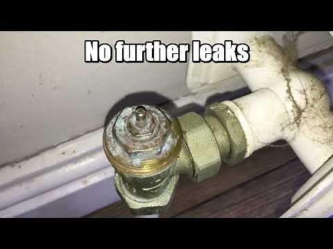 How I fixed a leaking radiator thermostatic valve