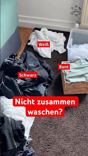 Do you sort your clothes by color or dark and light before washing them? 🧺 #washing