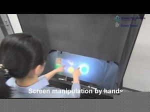 AIRR Tablet: Floating Display with High-Speed Gesture UI