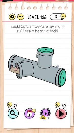 Brain test level 108 [AR Gaming Zone] #games #ytshorts #shorts #viralshorts