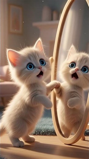 Cute Kitten’s First Time Reactions 😲🐱 | Mirror, Water & Toy