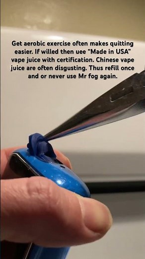 How to open nova mr fog e cig and possibly save yourself.