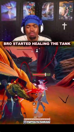 BRO STARTED HEALING THE TANK 😭 #marvelrivals