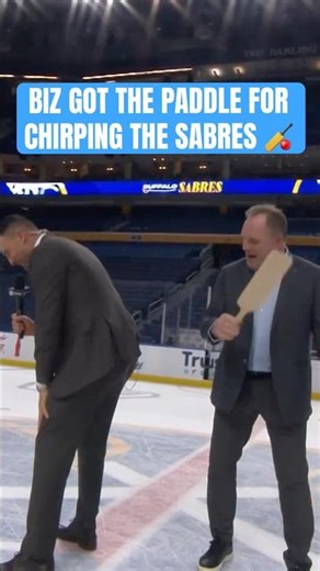 Biz was a man of his word to Sabres legend Rob Ray and the crew could not stop clowning him 🤣