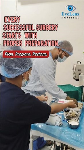 Every Successful Surgery Starts with Proper Preparation #cataracttreatment #dentalclinic #eyes