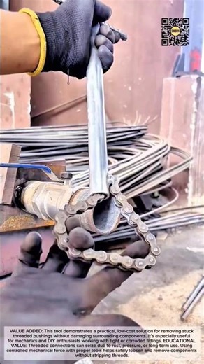 DIY Pipe Thread Removal Tool for Stubborn Bushings #9work
