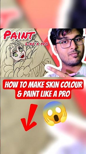 How To Make Skin Colour & Paint Like A Pro✨❤️