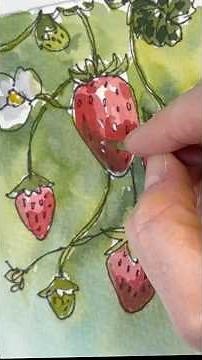 EASY ink and wash for beginners #watercolor