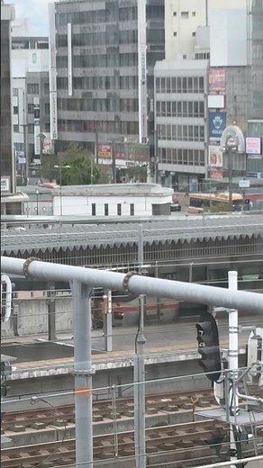 【姫路駅】新幹線ホームからでも分かる…神姫バスが多くいる姫路駅前#jr西日本#神姫バス#姫路