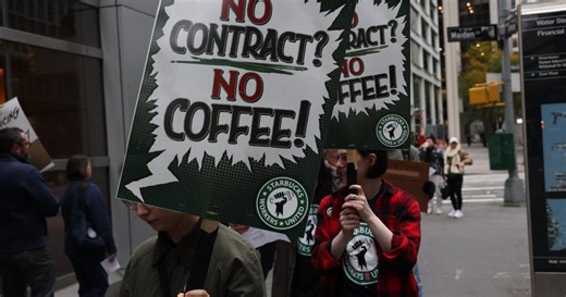 Starbucks' unionized baristas could strike