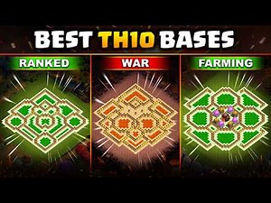 NEW BEST TH10 Bases 2026 Anti Giant Arrow | Farming + War + Ranked Base