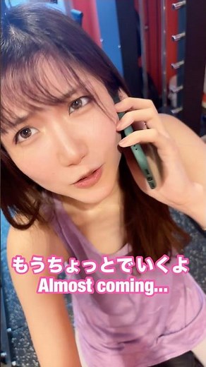 ギンギン筋トレ指導する女子トレーナー🏋️짐걸의 힘든 운동🏋️ 健身女孩的高強度鍛鍊 #ジム女子