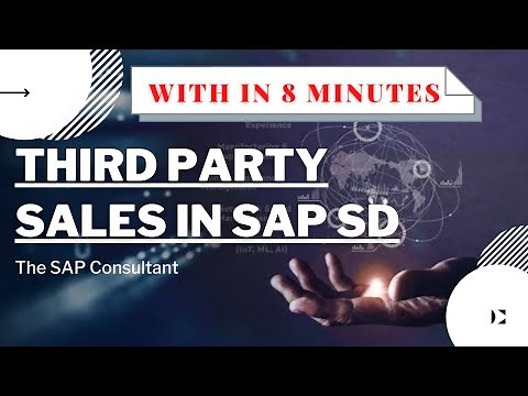 third party sales in sap sd | third party sales process | the SAP Consultant | SAP SD