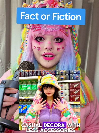 Decora Fact or Fiction part 2 . . . #decorakei #harajukufashion #jfashion #altfashion