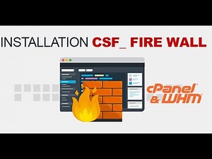 Installer ConfigServer Security and Firewall CPANEL & WHM