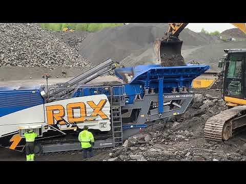 Kleemann MR 110i EVO2 Crushing Asphalt ‪@roxmaskin‬