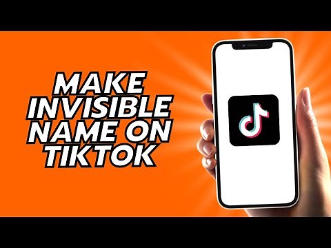 How To Make Invisible Name On TikTok