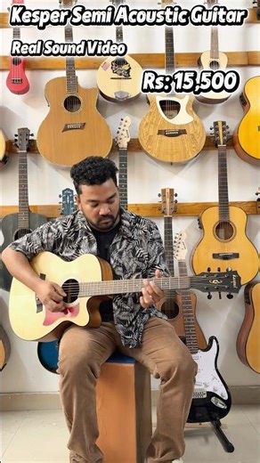 Kesper Semi Acoustic Guitar | Real Sound Video | Thapastore ||