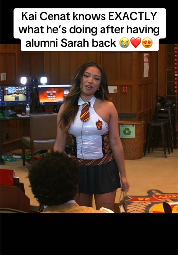 Kai Cenat knows EXACTLY what he’s doing after having alumni Sarah back 😭❤️😍#kaicenat #streameruniversity