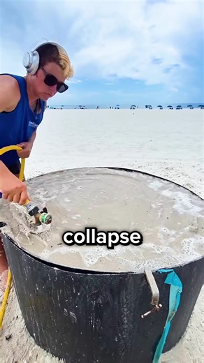 Footage: @sandcastleuniversity This is the intense process behind professional sand sculpting, from compacting wet sand into a solid base to carving fine architectural details by hand. Using layers of sand and seawater, the structure is carefully compressed to behave almost like stone before any shaping begins. Precision tools, airflow, and natural materials like shells are used to refine edges and textures, turning a temporary pile of sand into a detailed sculpture that can last for hours. It’s