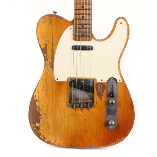 Fender Custom Shop 1953 Telecaster Ultimate Relic Masterbuilt Dale Wilson Smoked Butterscotch Blonde #R142815