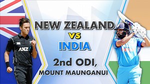 25K views · 543 reactions | Virat Kohli-led India put in yet another all-round performance to go 2-0 up against New Zealand in the five-match ODI series. Watch the Match Story to know how the action unfolded in the 2nd ODI at Bay Oval, Mount Maunganui. #NZvsIND | cricbuzz | Facebook