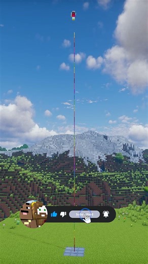 Minecraft Color Rainbow Light Beacon 🌈 #minecraft