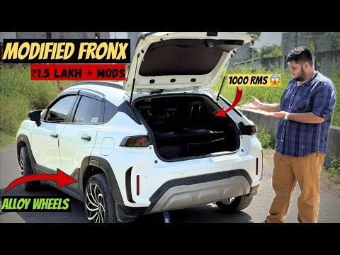 Fronx 2025 Fully Modified 😱 ₹1.5 Lakh Spent on Music, Alloys & Interior Upgrade 💸
