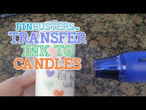 How To Transfer An Ink Image To A Candle // WILL IT WORK?