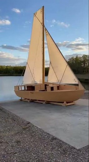 Building our Wharram catamaran EPIC DIY boat build #boatbuilding #wharram