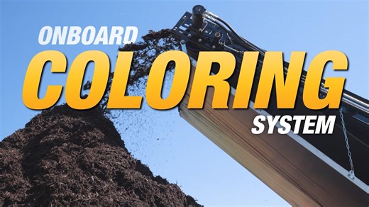 Ready to take mulch production to the next level? Meet the optional on-board mulch coloring system on the HG4000TX and HG4000 horizontal grinders. | Vermeer Environmental