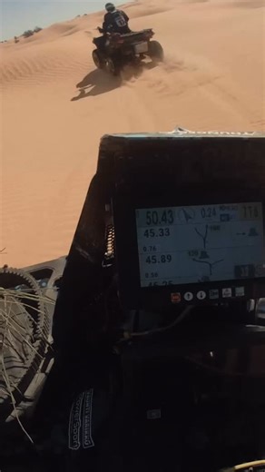 POV: full throttle on the dunes through the eyes of an ATV rider 🏍️🏜️💨 #FenixRally #TheDoorwayToSahara #WeAreFamily #DesertAdventure #tunísia #RBISport #crosscountry #DesertRally | Fenix Rally