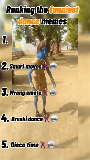 Ranking the funniest dance memes🕺🪩