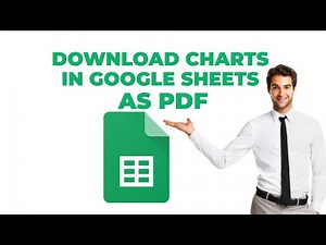 How to Download Google Sheets Charts AS PDF in SECONDS!