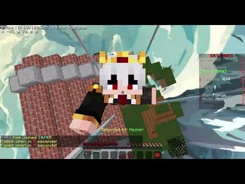 Minecraft survival skywars gameplay