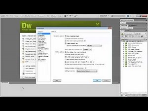 2.2 Setting Dreamweaver Preferences for HTML5