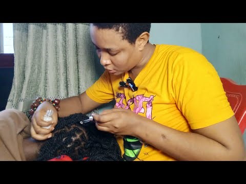 ASMR💫 Super Relaxing Soft Gum + Scalp Oiling on Braids, NoTalking | Deep Sleep & Tingles Relaxation
