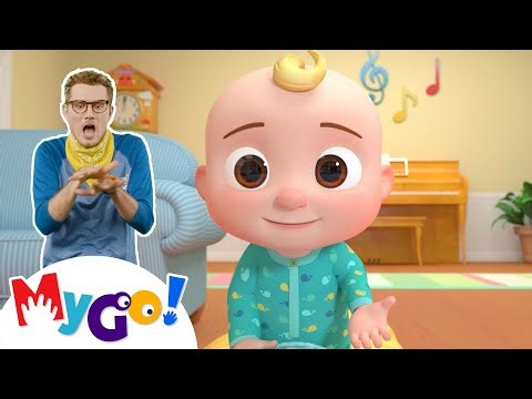 Floor Is Lava in ASL! 🌋 | Learn American Sign Language for Kids | MyGo! Sign Language Songs